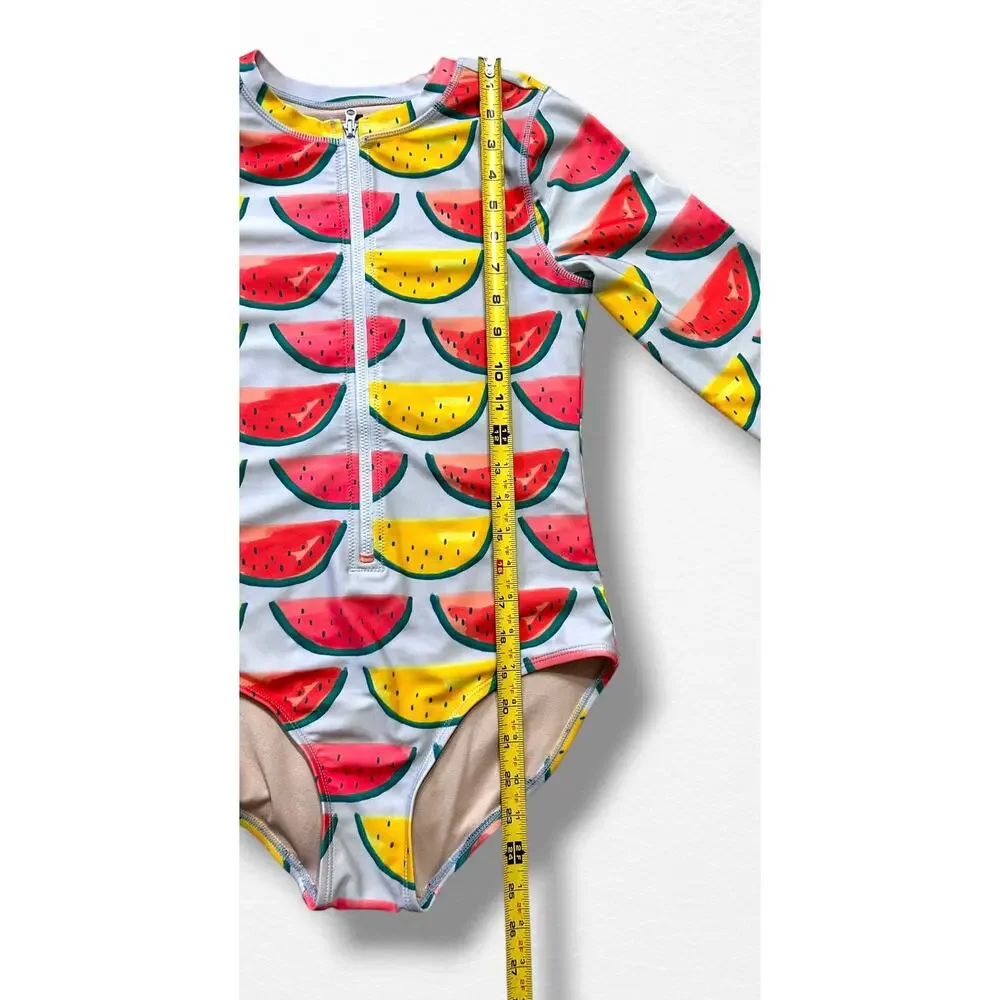 Tea Collection Long Sleeve One-Piece Swimsuit, Size 14